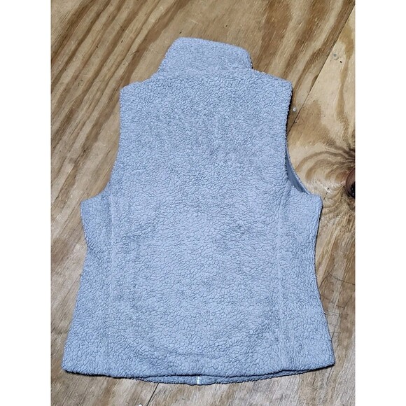 Patagonia Women S Gray Sleeveless Fleece Full Zip Vest @j9 - Picture 2 of 6
